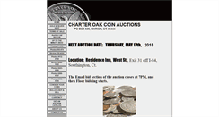 Desktop Screenshot of charteroakcoinauctions222.wizaweb.com