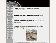 Tablet Screenshot of charteroakcoinauctions222.wizaweb.com